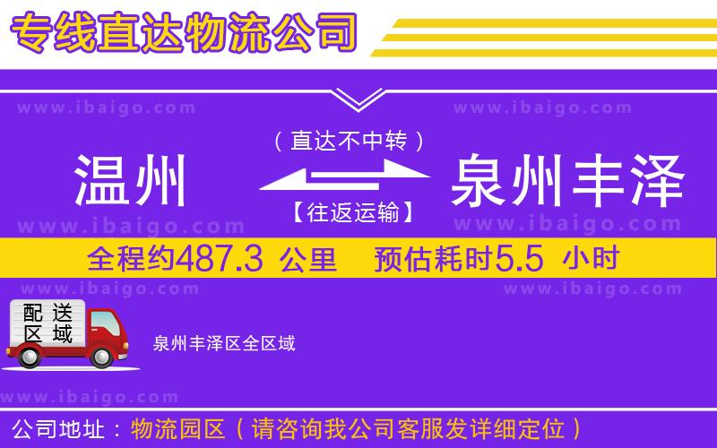 溫州到泉州豐澤區(qū)物流專線 溫州到泉州豐澤區(qū)物流專線