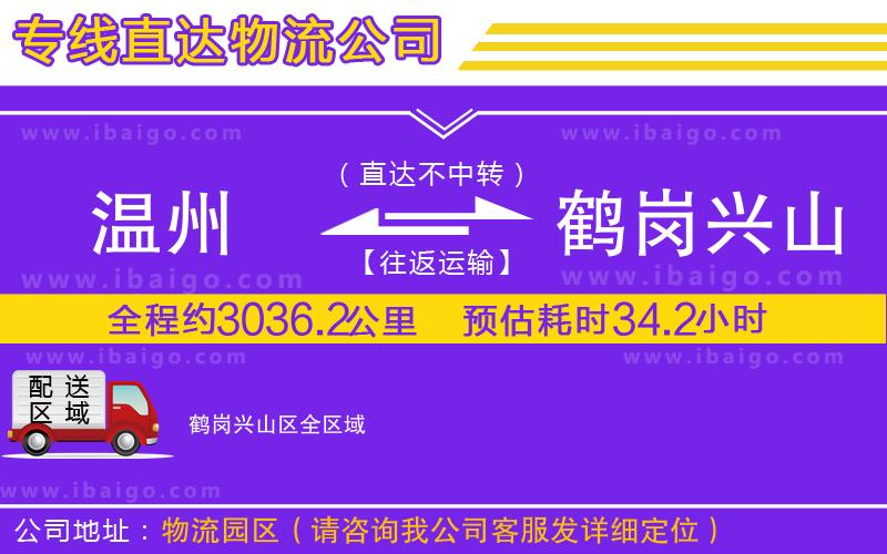 溫州到鶴崗興山區(qū)貨運(yùn)專線 溫州到鶴崗興山區(qū)貨運(yùn)專線